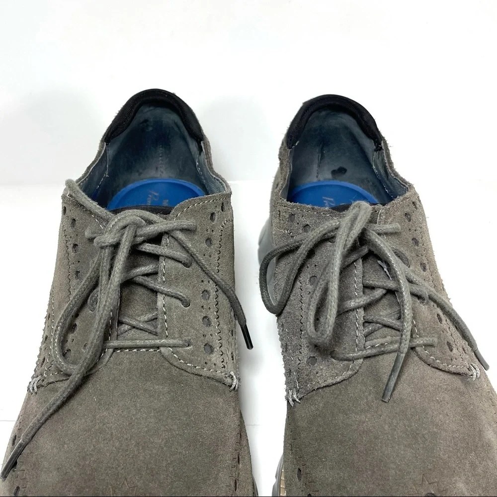 Mark‎ Nason Los Angeles Men’s Wingtip Oxfords Gray Suede Size 11